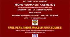 Desktop Screenshot of miche-permanent-cosmetics.com